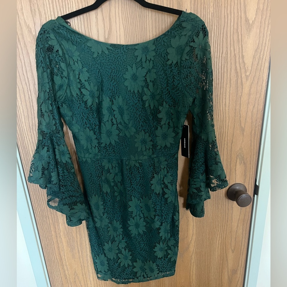 NWT Lulus green floral dress size small
